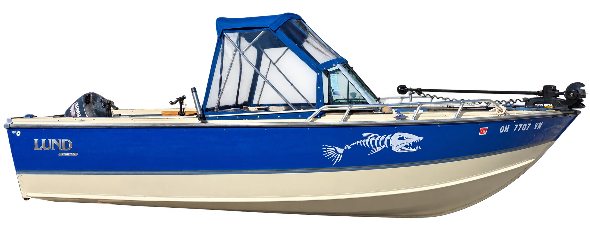 View Blue canvas enclosure