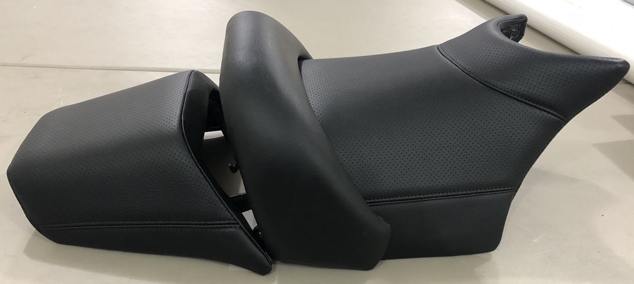 View Motorcycle seat upholstery