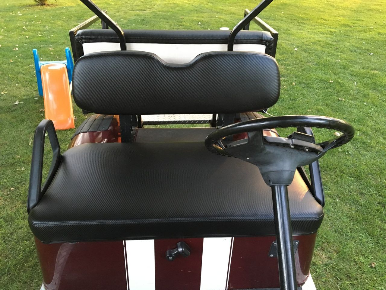 View Golf cart seating — before and after