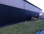 Commercial canvas installation